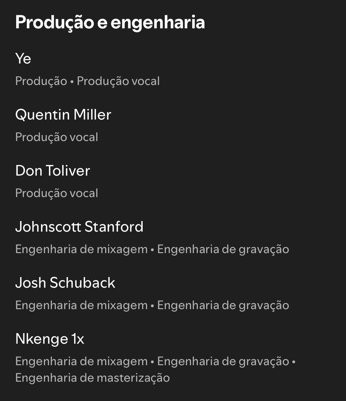 Créditos "This One Here", Kanye West