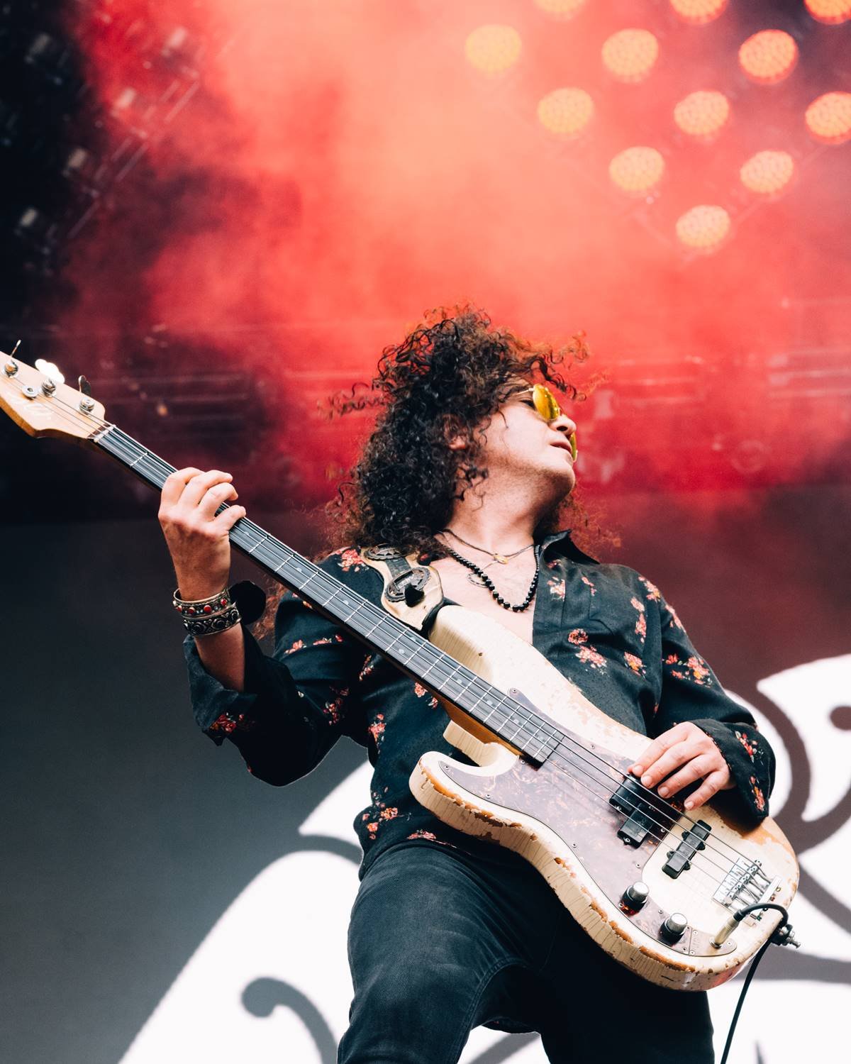 Dirty Honey ao vivo no Monsters of Rock 2026 (Foto: Ellen Artie @ellenartie)