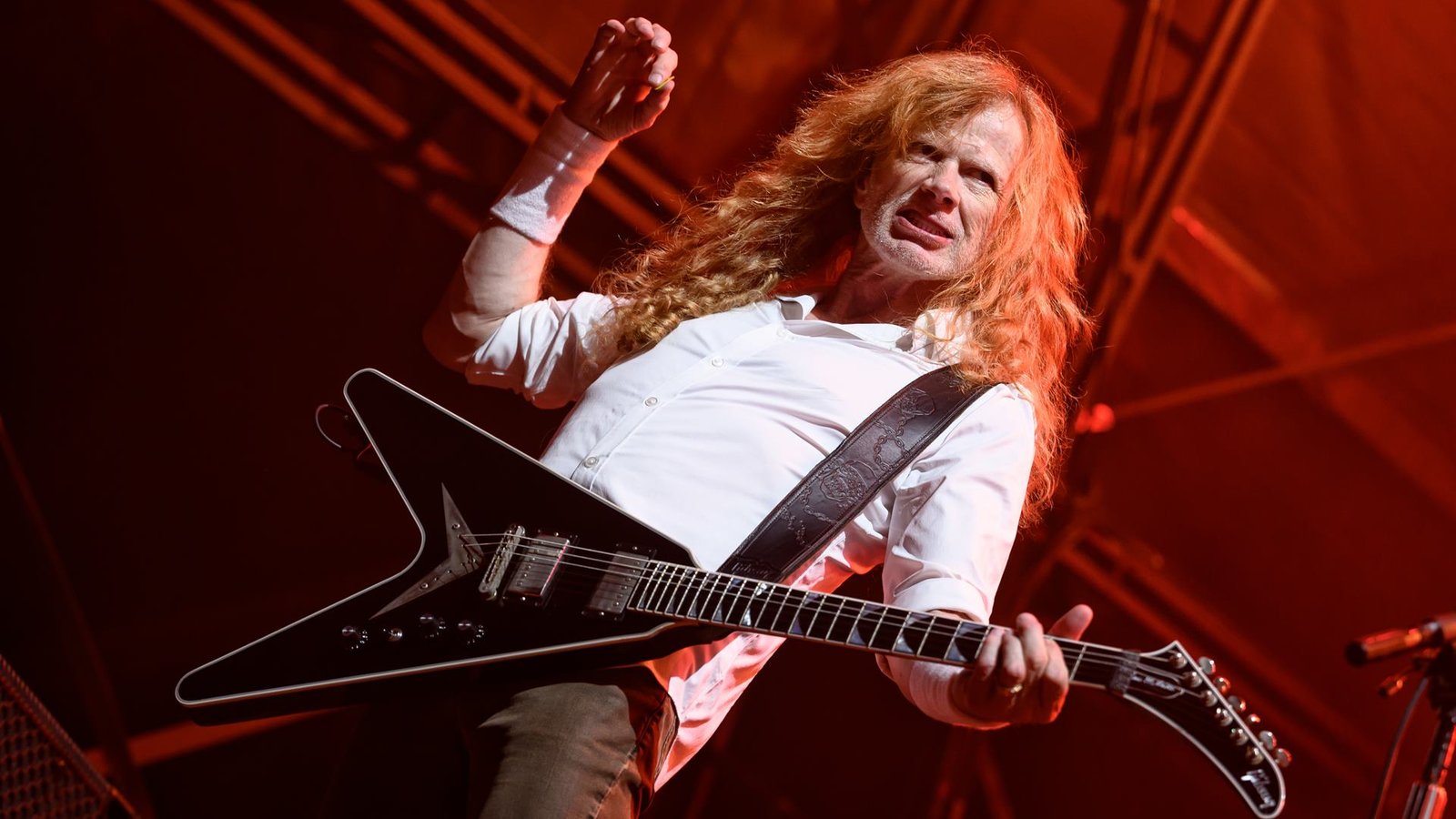 Dave Mustaine, líder do Megadeth (Foto: Katja Ogrin / Redferns)