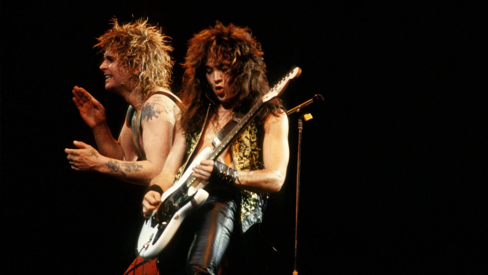 Ozzy Osbourne no Rio de Janeiro, no Brasil, com Brad Gillis