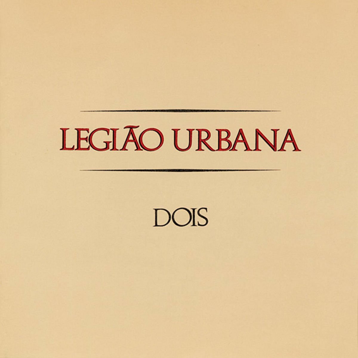 Capa de 'Dois', álbum da Legião Urbana (Foto: divulgação)