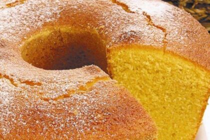 Bolo de fubá fofinho