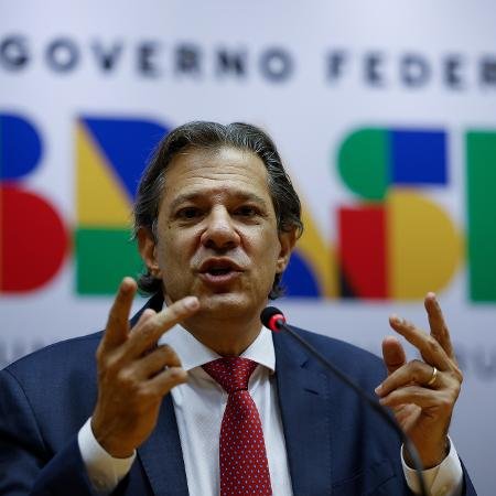 O ministro da Fazenda, Fernando Haddad