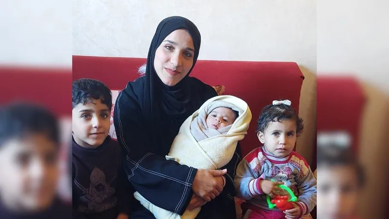 Brasileiros e três filhos que vão deixar a Faixa de Gaza